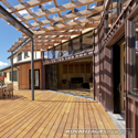 exotic garapa decking