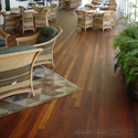 covered ipe patio with tongue and groove profile